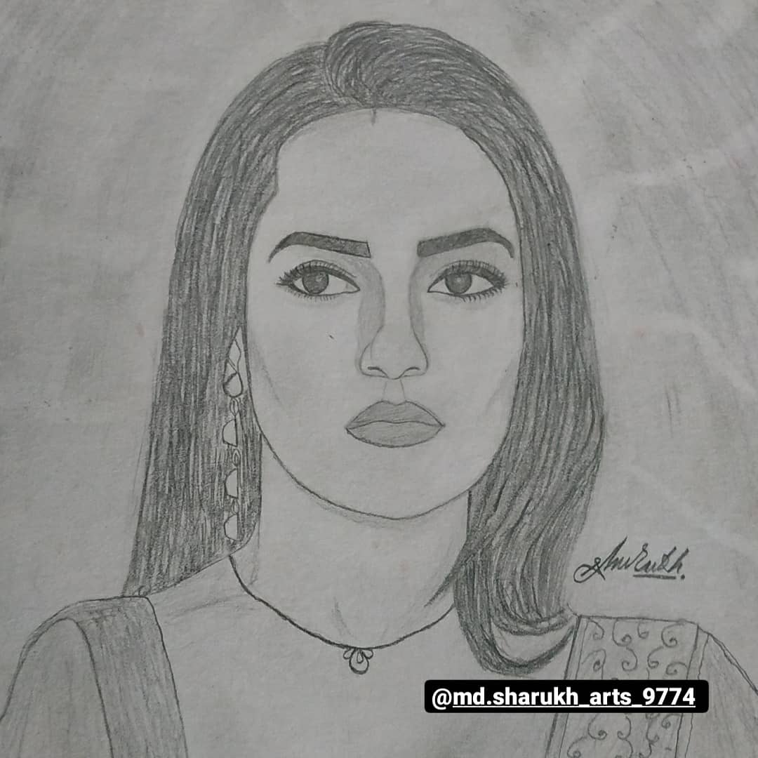 Ely on Instagram surbhi jyoti  Female art painting Female art  Face sketch