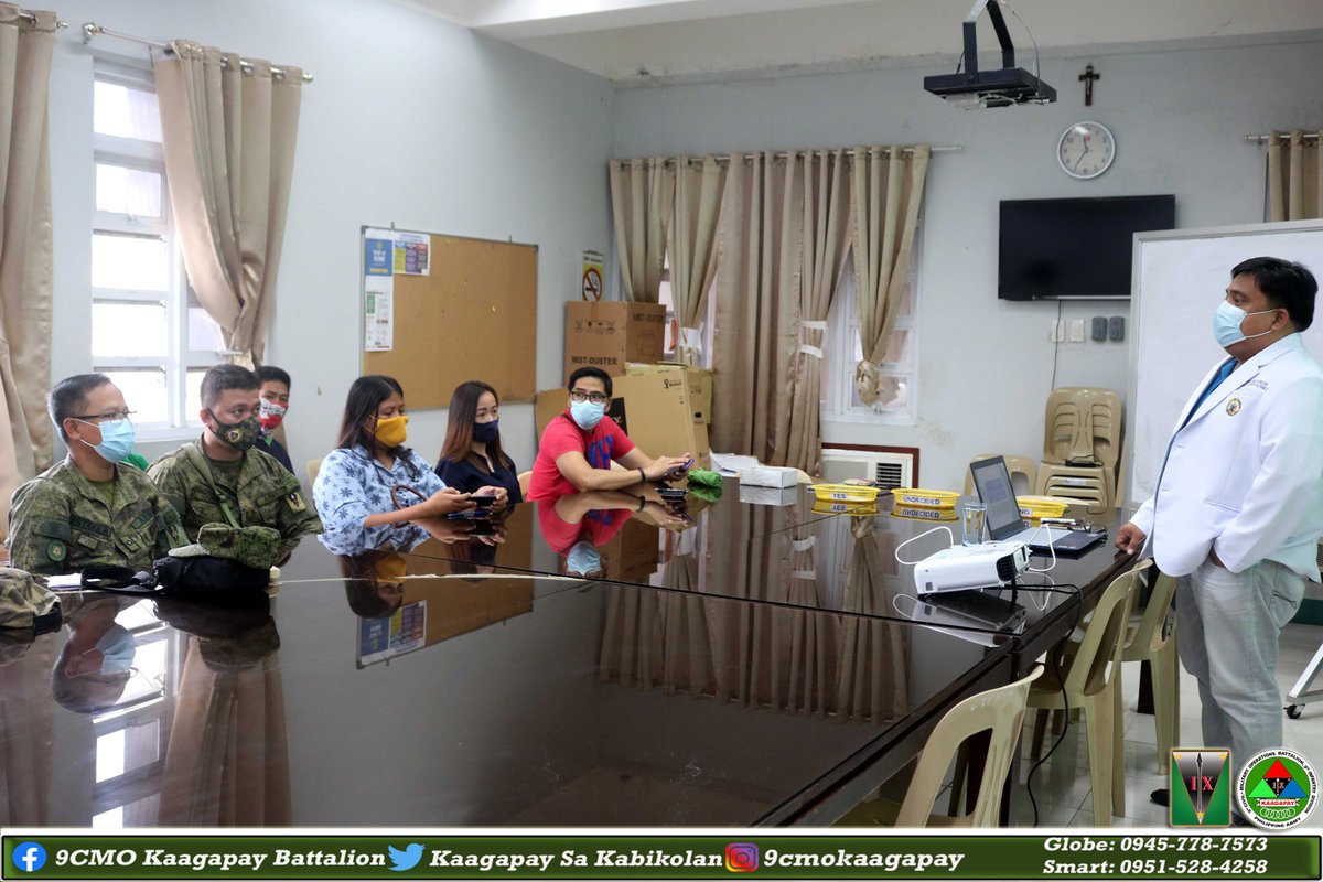 9Kaagapay's tweet photo. Major Eric A. Estidola attended the Legazpi City COVID-19 Vaccination Plan 2021 that was presented by Dr. Fulbert Alec R. Gillego, RMT, MD.
https://t.co/7Ip0WayOO1
#SupportCOVID19Vaccine
#AFPYouCanTrust
#Support9CMOBn
#SupportFrontliners https://t.co/QWOfP7s9Xn