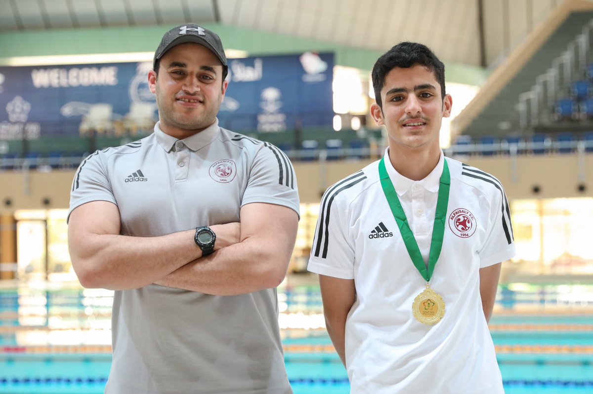 🏊🏽‍♂️| حقق اللاعب داوود الرشيدي المركز الاول  والميدالية الذهبية في سباق 50 متر حر وذلك ضمن بطولة المنطقة الوسطى للسباحة والمقامة في مجمع الامير فيصل بن فهد الاولمبي بمدينة الرياض 
#الفيصلي