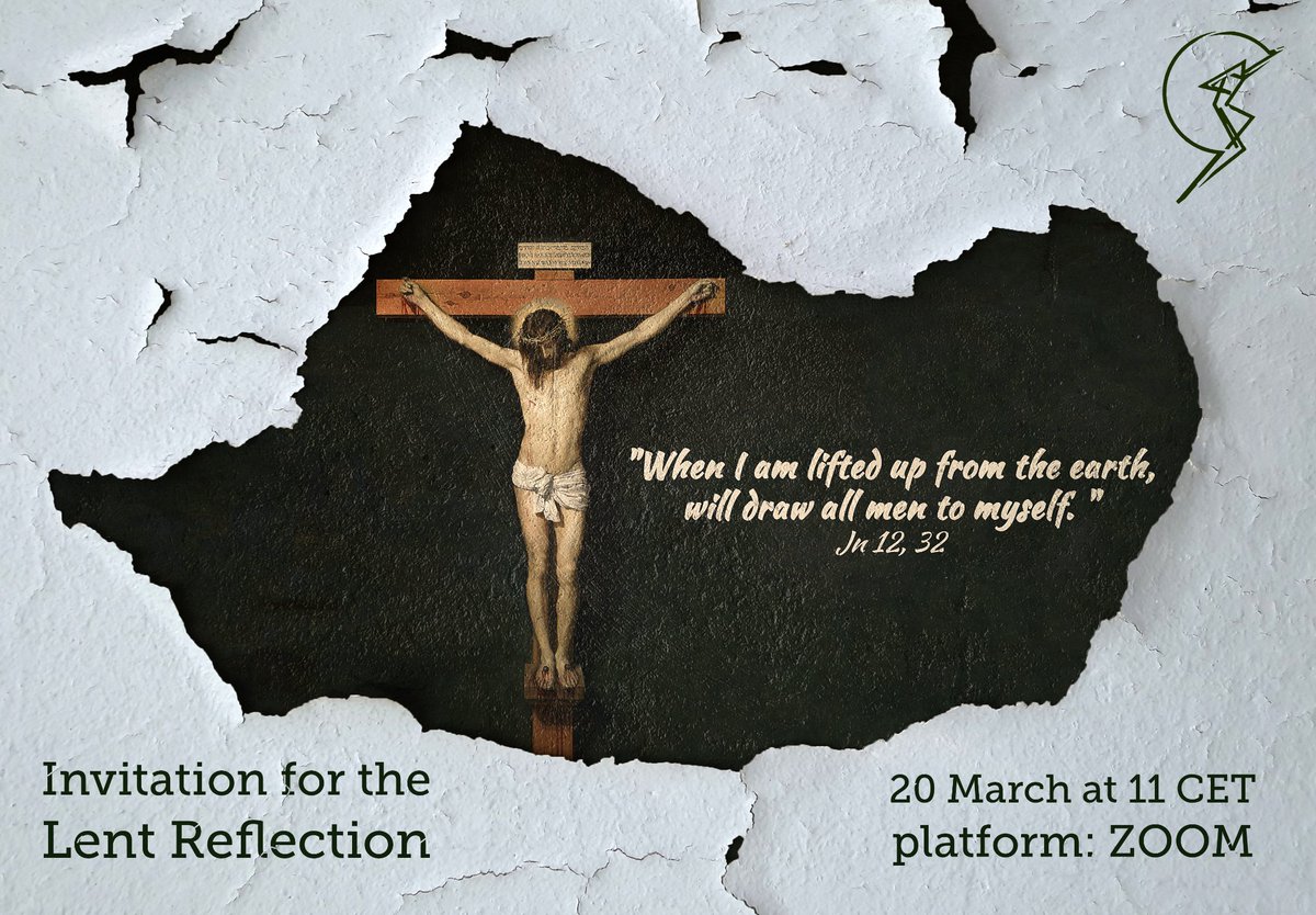 JeciMiec's tweet photo. We invite you at the Lent Reflection that will be led by Fr Sergio on Zoom on Saturday 20th of March at 11am CET.
Please register here: https://t.co/bGPp2LQMC8 
In case you don't feel comfortable to participate because of the language, don't hesitate to contact us. https://t.co/diBQ6b51Xg