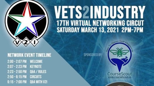 Join us today, March 13 for this special networking circuit with <a href="/vets2industry/">VETS2INDUSTRY</a> .