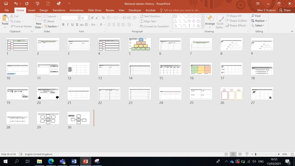I've been doing a lot of retrieval this week and found myself going back to the Nazi slides I made last week. So, I've taken out the Nazi info, added a few more and made them into templates. Using retrieval practice as starters will become norm for me! drive.google.com/file/d/1jfO1pg…