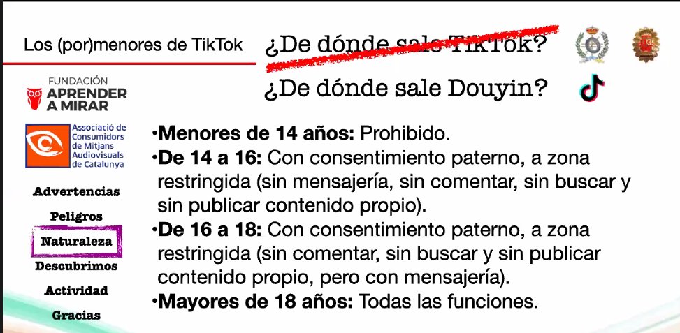 rocca_andrea's tweet image. Escuchando la charla &quot;Los (por)menores de TikTok. Webinar gratuito con Pablo Duchement, ingeniero informático y perito judicial.&quot;.  Edades y nivel de uso según las políticas que nadie lee.