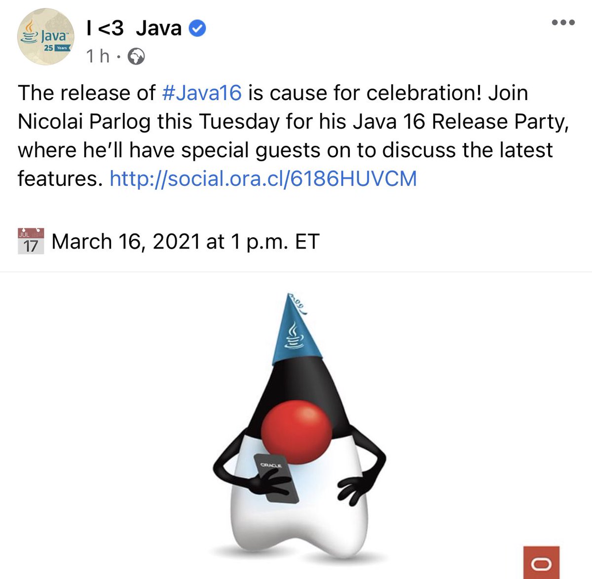 sarikaverma84's tweet image. #Java16 is at the doorsteps ..