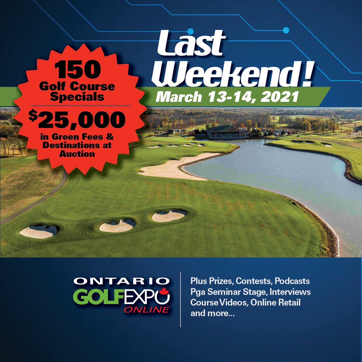 Last chance check us out at the Golf Barrie booth!