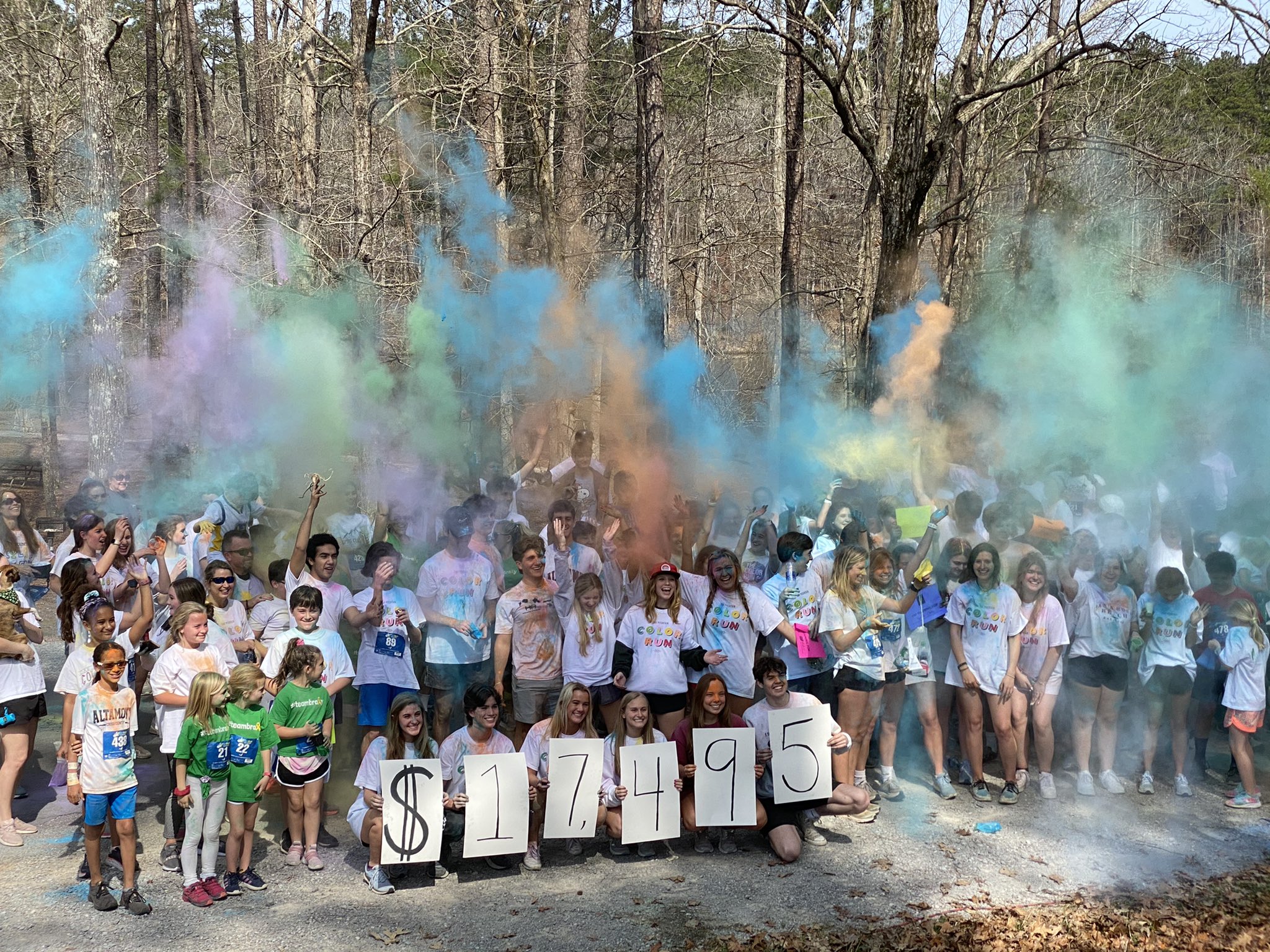 Barry Sleckman on Twitter "Great job Oak Mountain Color Run