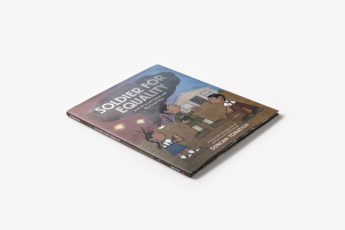 abramskids's tweet photo. Weekend to-do: Grab a copy of @duncantonatiuh's #SoldierForEquality and read along with @HamiltonMusical's @JMunozActor (via @Gilder_Lehrman) https://t.co/PMP18wDsfq https://t.co/jghHrOp3yg