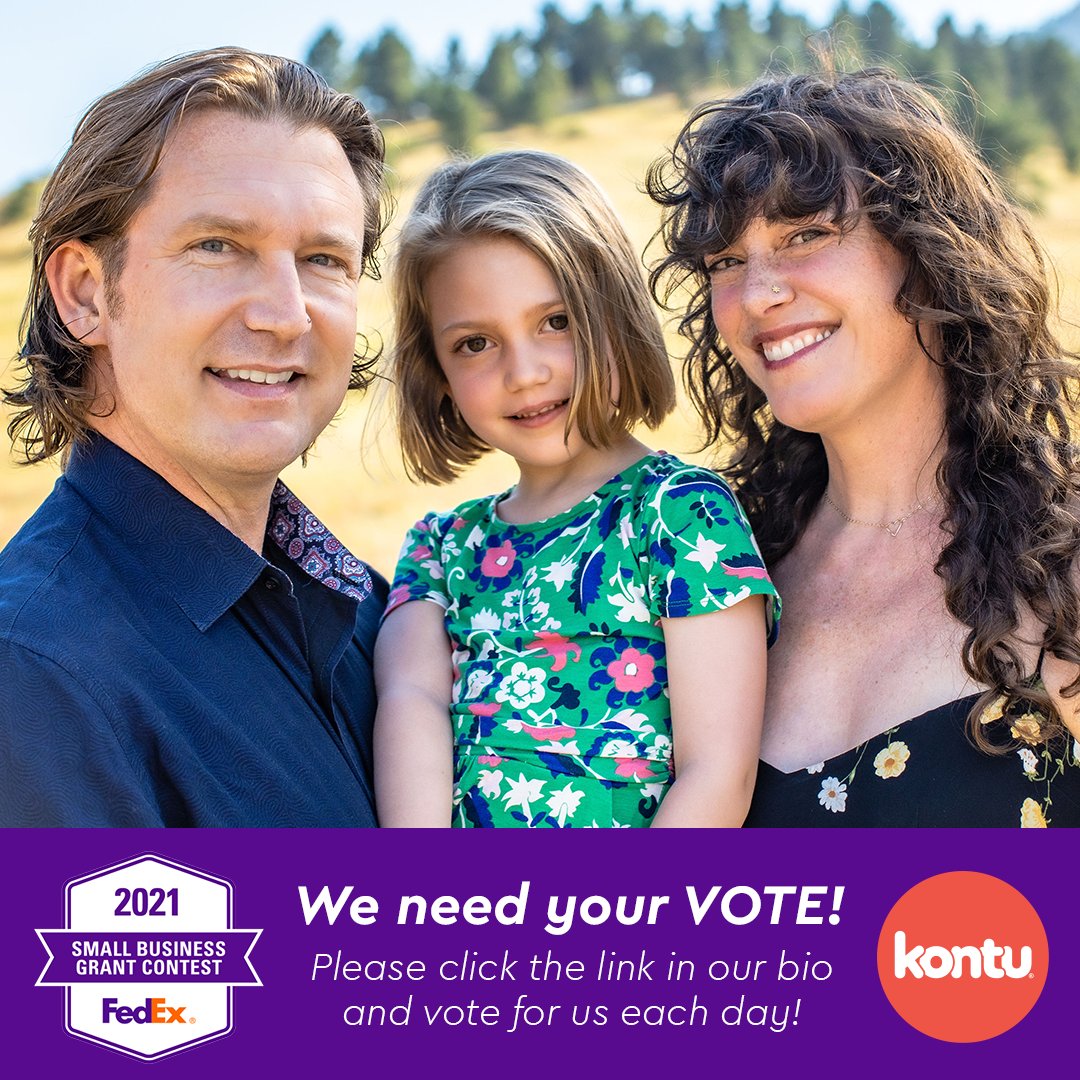 Vote for Kontu for the FedEx Small Business Grant! You can vote once per day until March 24th. 💜

bit.ly/vote-for-kontu

<a href="/fedex/">FedEx</a> #fedex #fedexsmallbusinessgrant