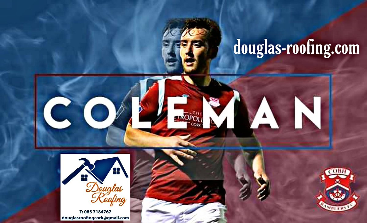 📝 Naythan Coleman &amp; Douglas Roofing &amp; <a href="/CobhRamblersFC/">Cobh Ramblers FC</a> = A Great Team

🤝 We are delighted to announce our sponsorship of former Carrigaline United Soccer Club forward Naythan Coleman for the Cobh Ramblers @SSEAirtricityLg

douglas-roofing.com
☎️ 085 718 4767 

#CRFC 🟣 🔵
