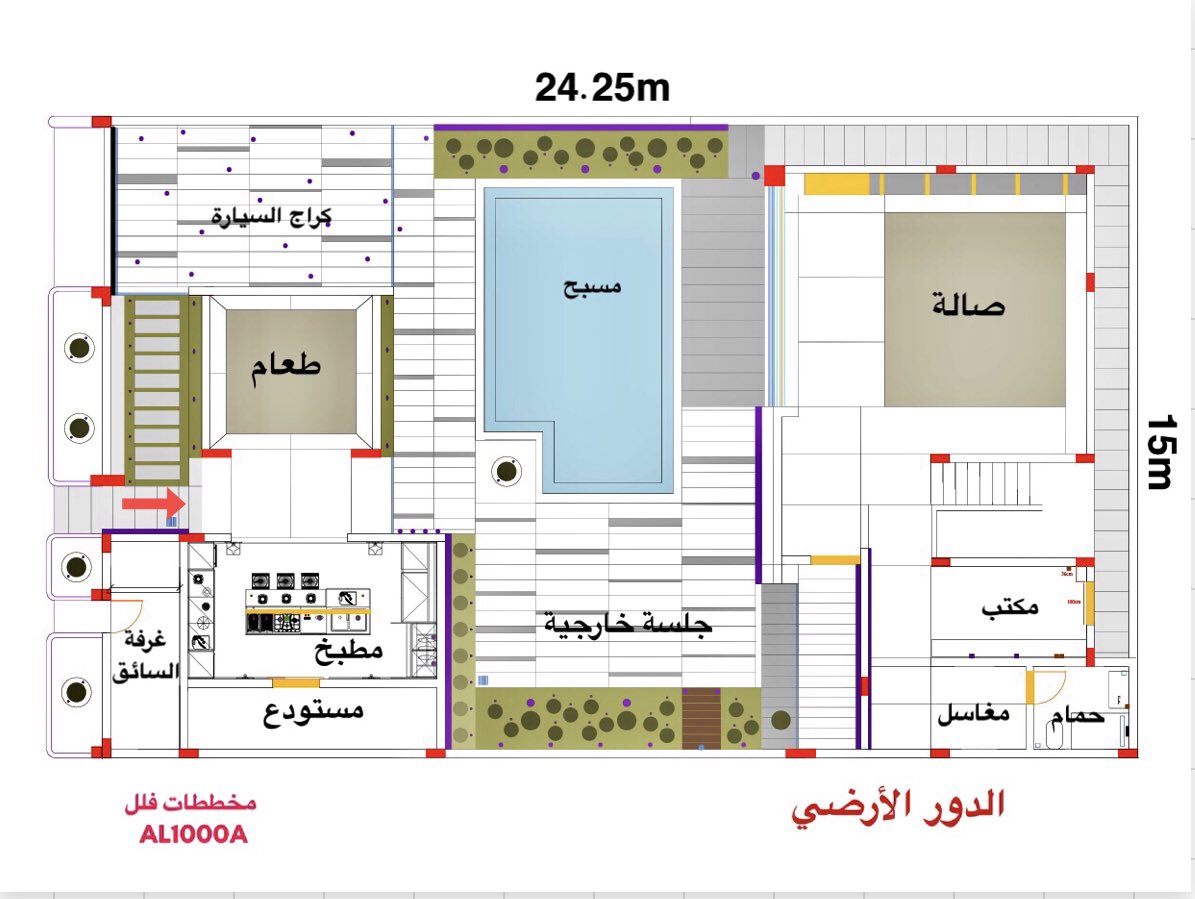 AL1000A's tweet photo. #مخططات_شاليهات
مخطط شاليهات اروما الفندقية في بريدة 

أطوال الارض 24x15

ملف الاوتوكاد للمخططات في قناتي بالتليجرام 

https://t.co/ROGmKsnfKY https://t.co/bHIRE0d23n