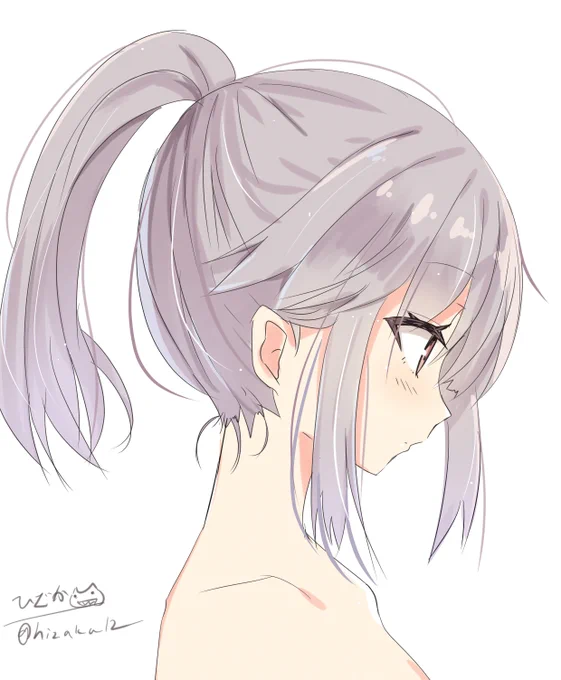 薄雲のうなじがよき
#艦これ版深夜の真剣お絵描き60分一本勝負
#艦これ版真剣お絵描き60分一本勝負_20210313 