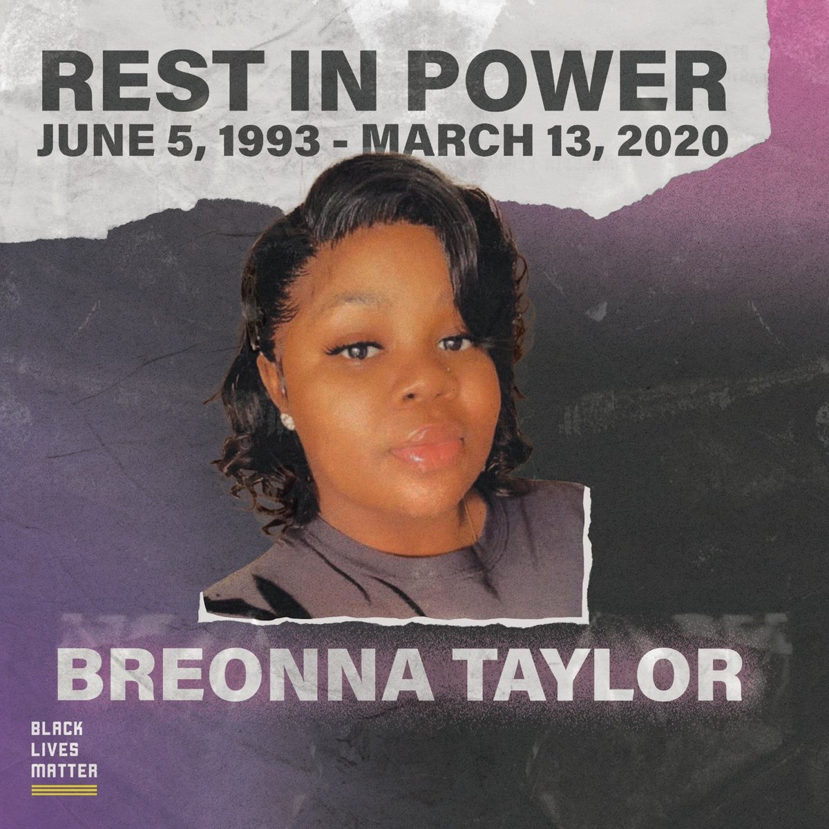 No justice for Breonna Taylor means we still #SayHerName
Breonna Taylor's life was taken by white supremacy and killer cops, exactly one year ago.
Rest in Power.

#ProtectBlackWomen