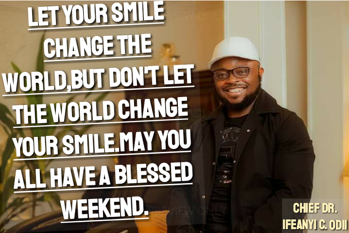 EbeleAnyichuks1's tweet photo. Co-Founder of #Eble&AnyiChuksfoundation, Chief Dr. ifeanyi C. Odii (Fhl), is a great inspiration to thousands of peole. May God Bless him for putting smiles on our faces. Below is what he wrote today.
#AnyiChuksCares
#SupportAnyiChuks
#Ebele$AnyiChuksFoundation https://t.co/agJ9dELgQR