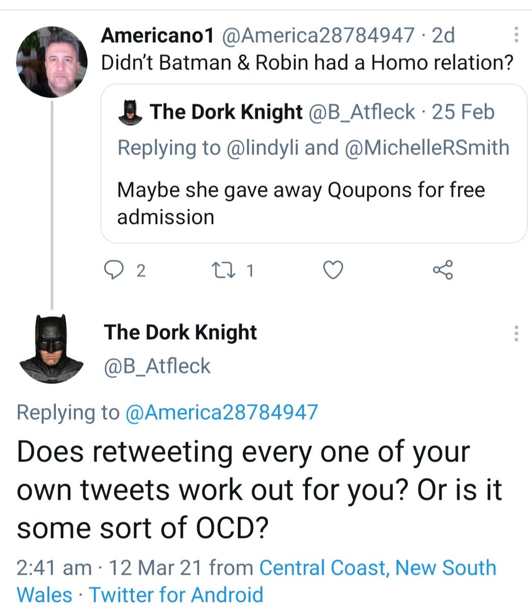 B_Atfleck's tweet photo. I drank too much to remember who was putting shit on this cockwomble shitgibbon. If you see this, hey, he's also a homophobe. He's got it all going on https://t.co/DqCG7zQHGW