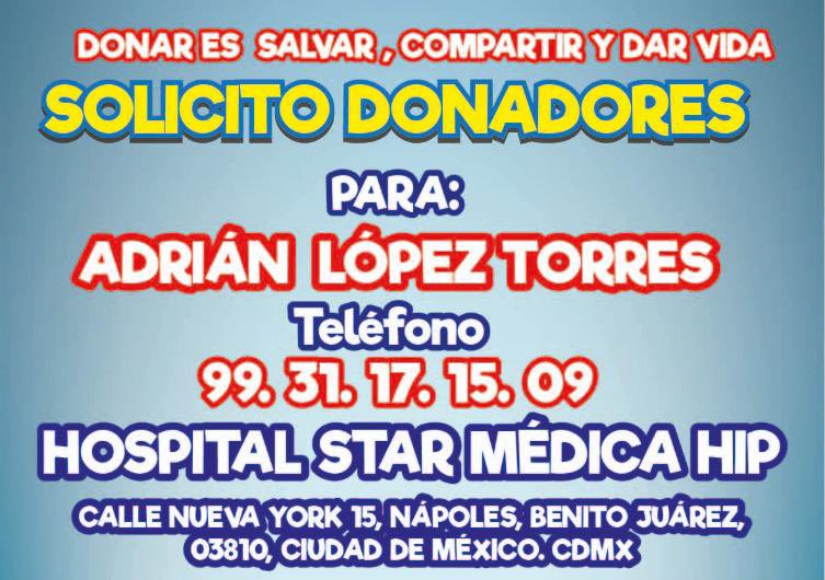 URGENTE. Te pido con el corazón en las manos DIFUNDAS!!!! Necesitamos donadores de plaquetas, la vida de mi sobrino está en riesgo. Tiene las plaquetas en 20,000 cuando lo mínimo necesario son 150,000. Es un llamado urgente y de todo corazón. Si vas, házmelo saber. De ❤️ GRACIAS.