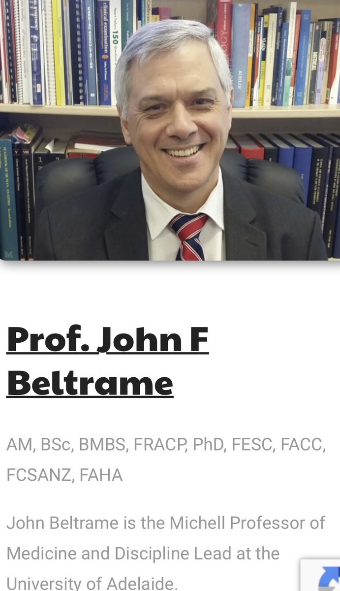 IHSA are proud to form an alliance with Professor John Beltrame and his team. Such respect for Professor Beltrame. Progressing towards change for those suffering with NOCAD/INOCA/MINOCA. •Educate•Inform•Enlighten internationalheartspasmsalliance.org <a href="/TharshyP/">Tharshy Pasupathy</a> <a href="/RosannaTavella/">Rosanna Tavella</a>