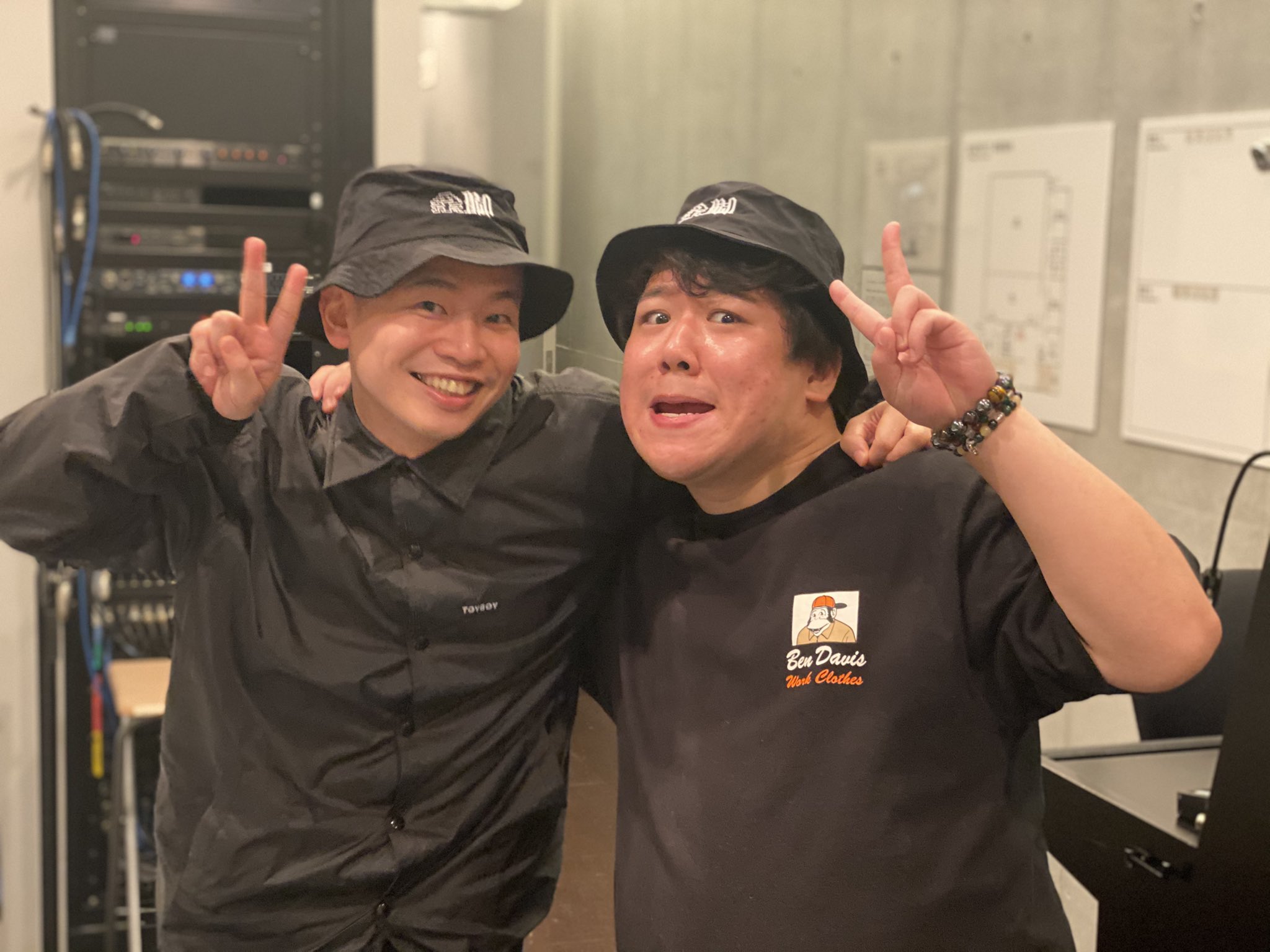 男女兼用 カジュアルウェア Aマッソ ハット 新品 帽子 黒