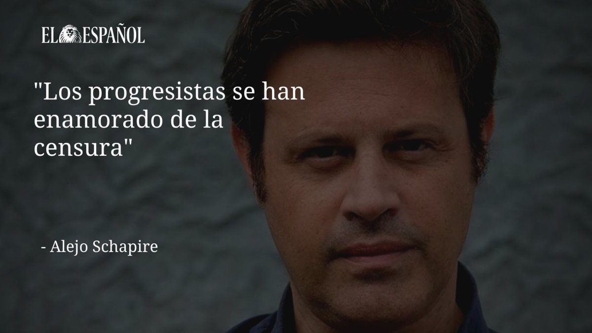 🗣️ #Entrevista | Alejo Schapire, azote de la izquierda identitaria: "Los progresistas se han enamorado de la censura", por <a href="/MarcosOndarra/">Marcos Ondarra</a> elespanol.com/espana/politic…