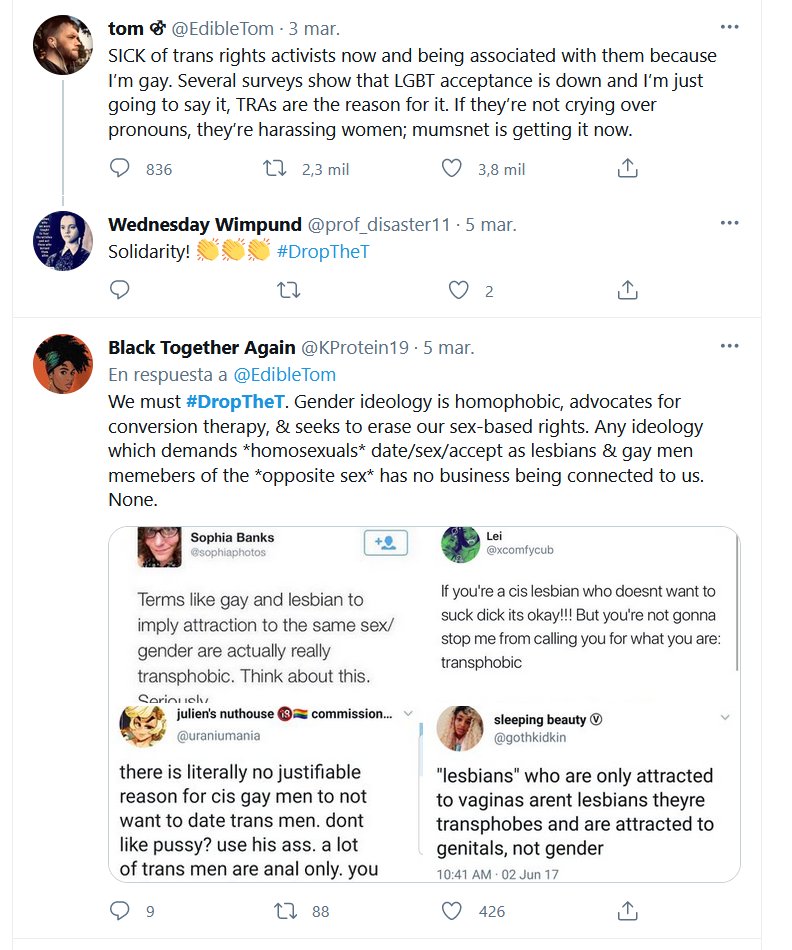 cs_straight's tweet photo. Just #DropTheT 
they have proven again and again they only care about thier view, they are intolerant and will never accept other people opinions. #superstraight #superphobia Also they just want to literally murder others just because of their sexuality... https://t.co/oz95Xq7e2L