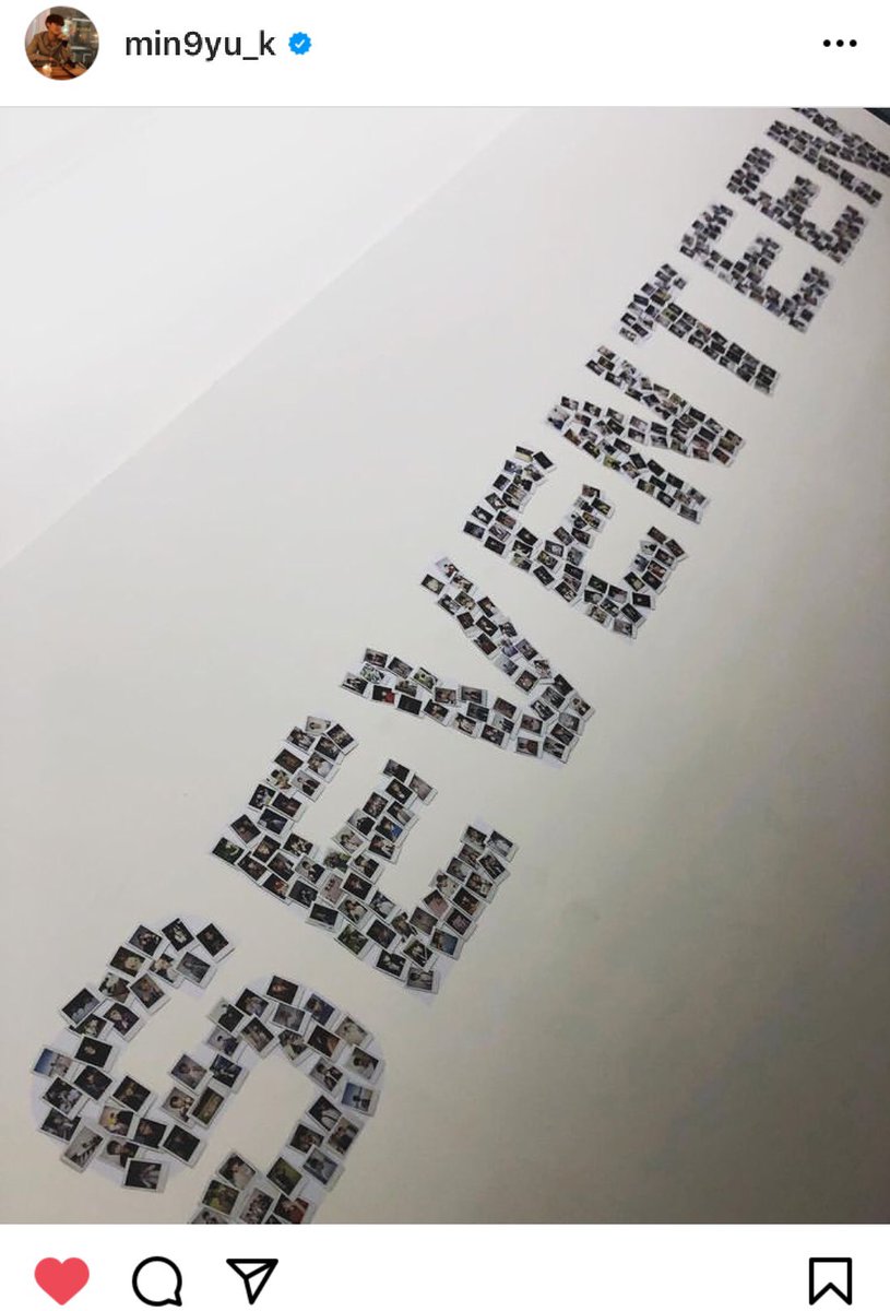 wonucools's tweet image. ❏ remember, when mingyu posted SEVENTEEN polaroids on his instagram account. ˎˊ˗