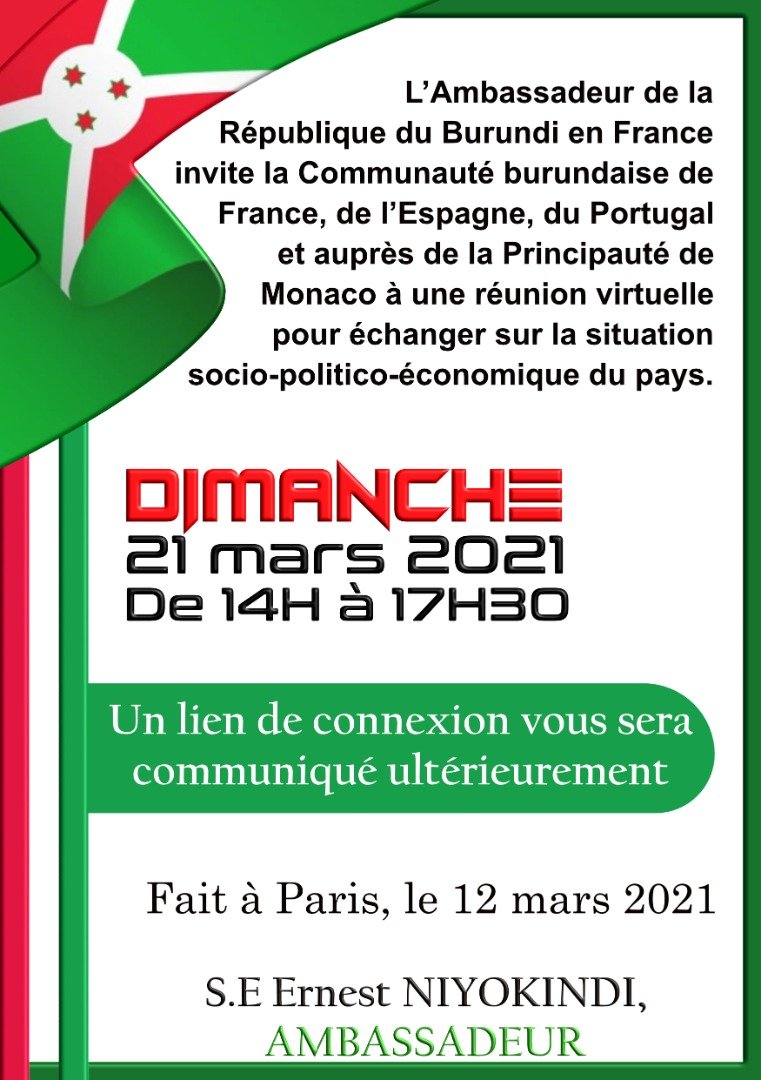 Burundi Diaspora en France, Espagne et au Portugal tweet media
