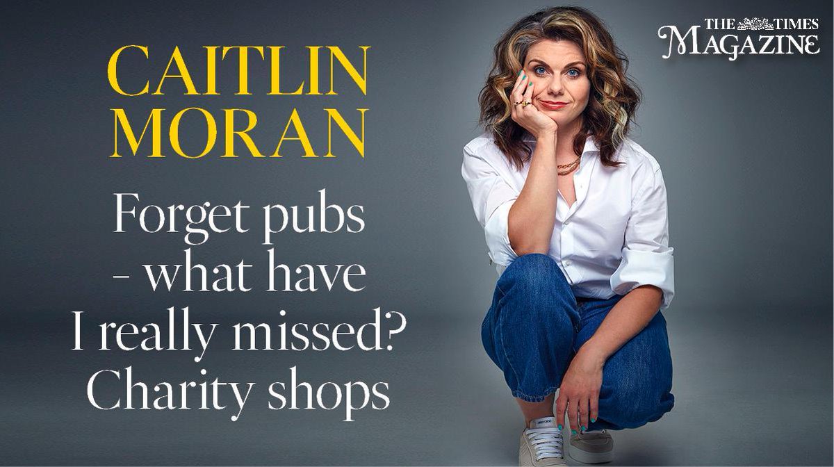 TimesMagazine's tweet image. What have I really missed? Charity shops. Forget pubs – this is the reopening we’ve all been waiting for, says @caitlinmoran thetimes.co.uk/article/caitli… #caitlinmoran #charityshops #postlockdown