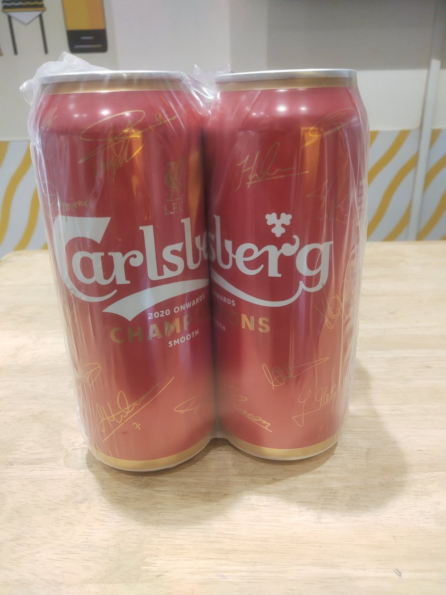 Finally got my hands on these.  ❤ #Carlsberg #LFCchampions #Mumbai