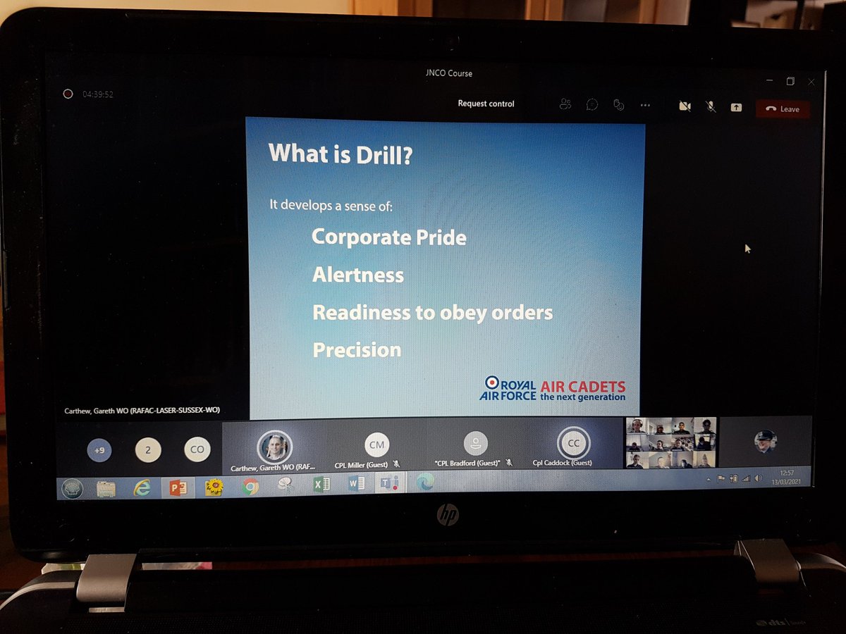 Good luck to all Cpl's taking part in the Wing Virtual JNCO Course this weekend.