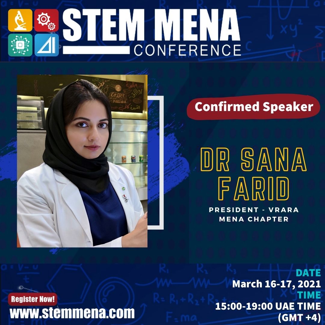 Excited to be speaking at <a href="/teachmiddleeast/">Teach Middle East Magazine</a> #STEMMEMNA about growing career opportunities in #STEM and #Healthcare
Register now: stemmena.com
<a href="/in5dubai/">in5 Dubai</a> <a href="/DIC_Community/">Dubai Internet City</a> <a href="/DxbSciencePark/">Dubai Science Park</a> <a href="/GEMS_ME/">GEMS Education</a> <a href="/KHDA/">KHDA | هيئة المعرفة والتنمية البشرية بدبي</a> <a href="/MunfaridConsult/">#XR #MedEd #DigitalHealth @Arab_Health</a> <a href="/VRXOne/">VRXOne - #VREducation</a>