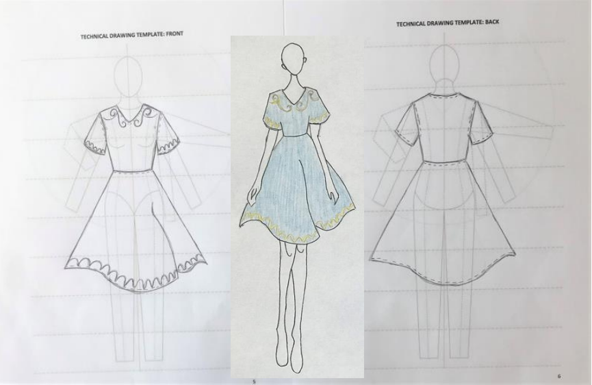 BAFDCourses's tweet photo. #StudentSpotlight: Three-outfit collection designed by #BAFDstudent Harriet Shaw, as one of the course assignments. 👏 Click below to see the great technical drawings of the final designs. ⬇️

#fashiondesign #fashiondesigner #fashioncollection #BAFD https://t.co/qIaTWzYHA2