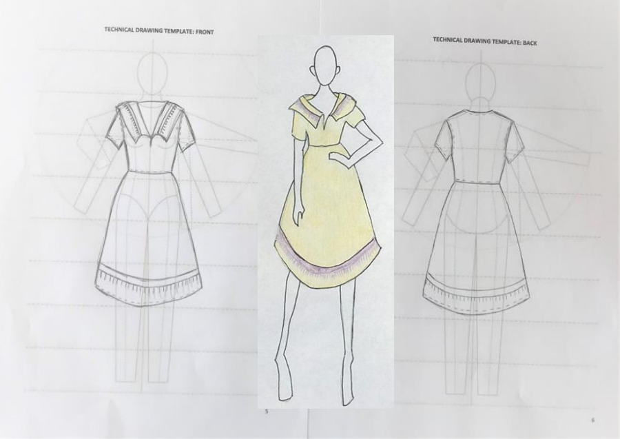 BAFDCourses's tweet photo. #StudentSpotlight: Three-outfit collection designed by #BAFDstudent Harriet Shaw, as one of the course assignments. 👏 Click below to see the great technical drawings of the final designs. ⬇️

#fashiondesign #fashiondesigner #fashioncollection #BAFD https://t.co/qIaTWzYHA2
