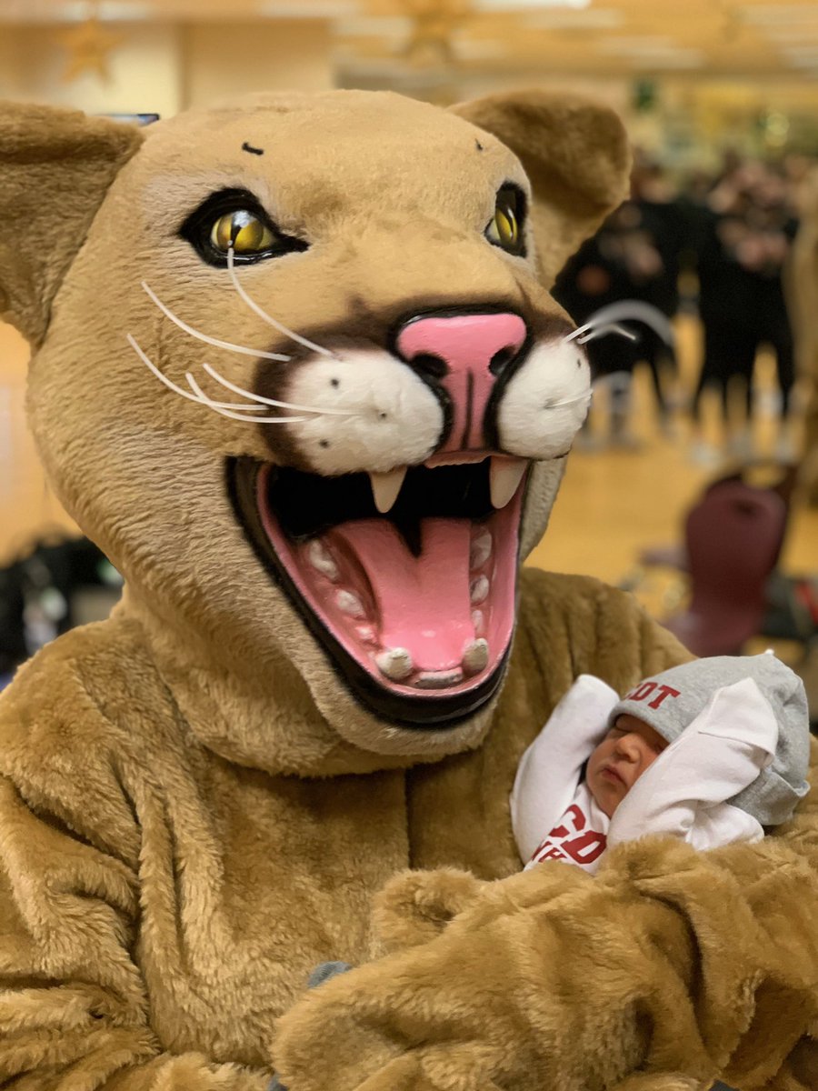 Welcome to the Cougar family. Congratulations Mr. Stocker on the birth of your son!