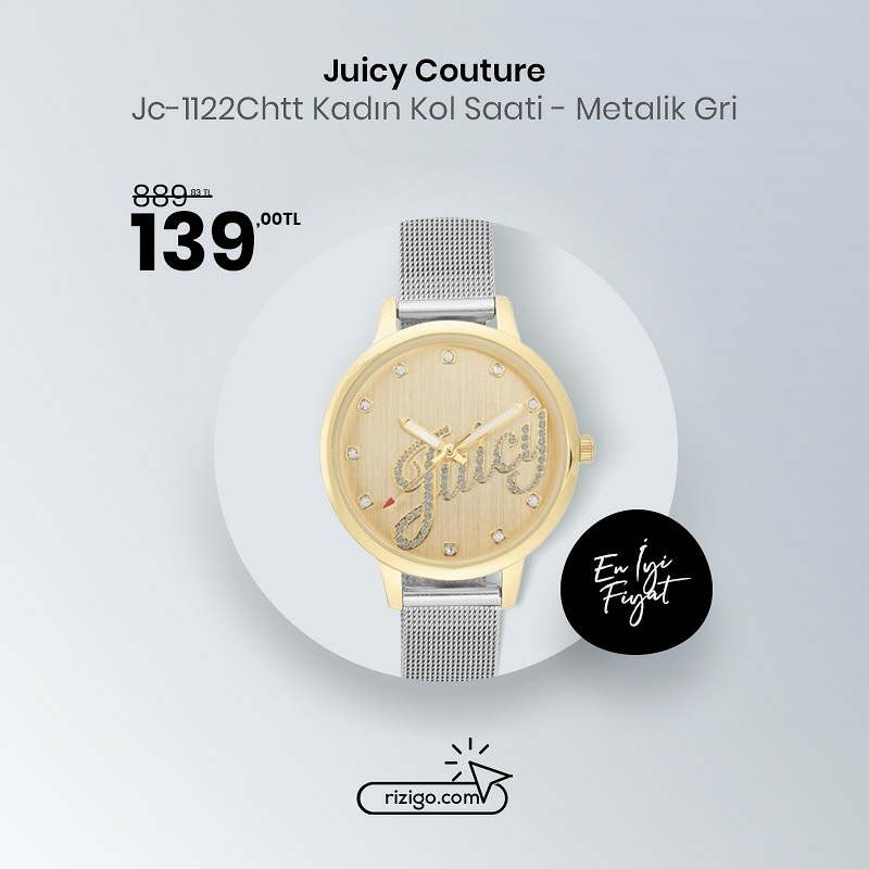 rizigocom's tweet photo. Juicy Couture
Metalik Gri Kadın Kol Saati en iyi fiyat fırsatı ile Rizigo'da.Tıkla ve sana özel ayrıcalıkları keşfet!
https://t.co/DG8ajQ4znr Alışverişin En Akıllı Hali
#yapayzeka #eticaret  #rizigocom #indirim #kampanyaliürünler #juicycouture #kadınkolsaati #kolsaati https://t.co/3m1UcKB4oA