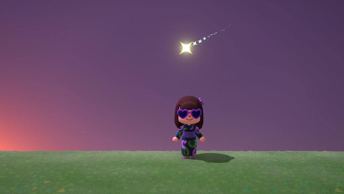 SapphoAC's tweet image. There is a small star shower on my island today! Anyone wanna come?
#ACNH #dodocodes 

PS: I time travel and it’s June on my island