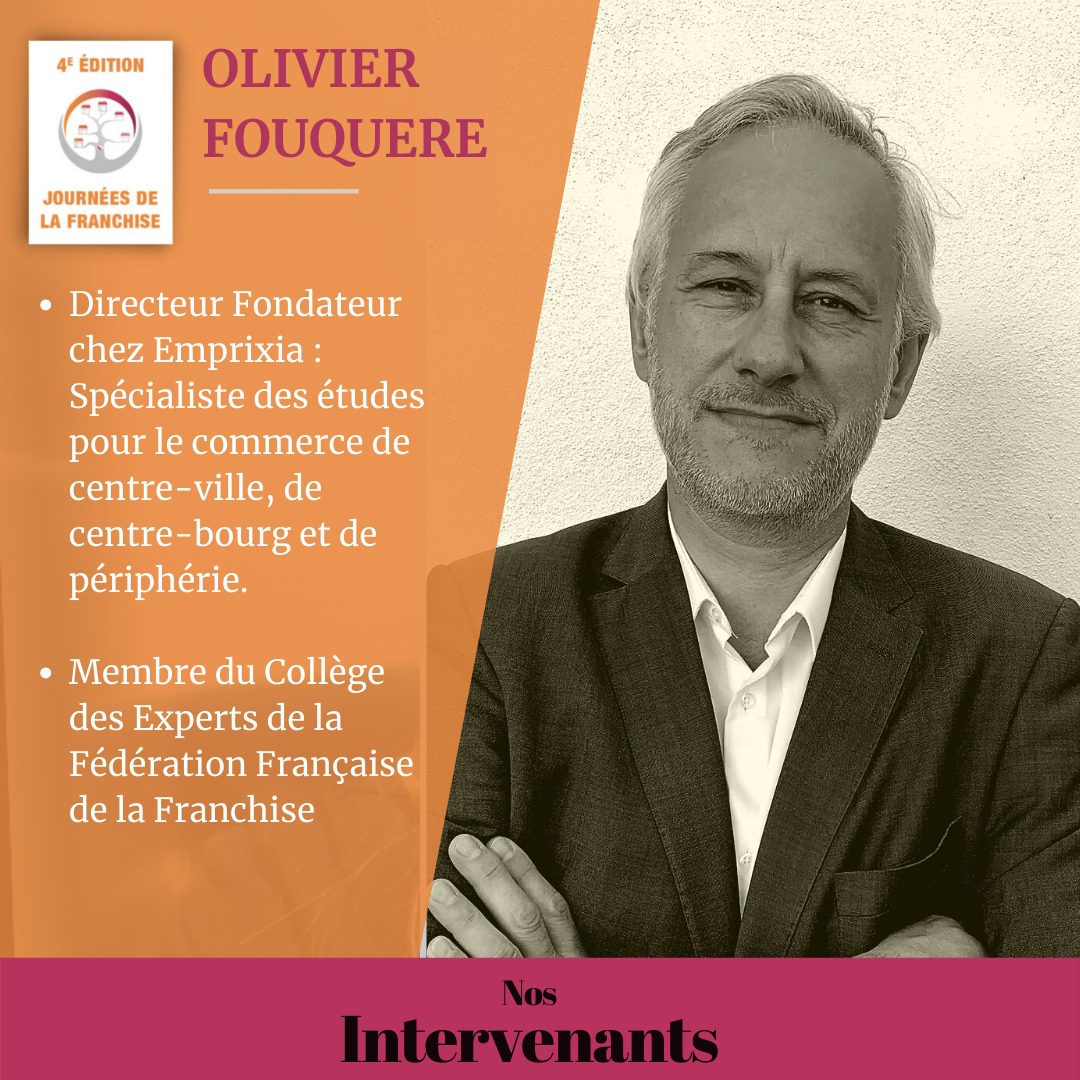 Bonjour à tous ! 

Voici les profils des différents intervenants qui seront présents lors de la #journéedelafranchise le 22 MARS de 14h à 17h pour alimenter le débat tout au long de cet évènement. 

#tourisme #journéesdelafranchise #franchise