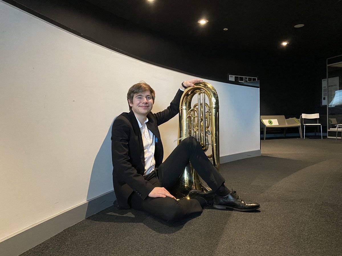 What a week doing our chamber exams <a href="/rwcmd/">Royal Welsh College of Music & Drama</a> 🎶 you can see the relief in my face haha! Looking ahead to academic work, solo music and CC tuba grind! 💪🏼 end of term is near! #music #tuba #learning #learnerforlife #alwayspushing