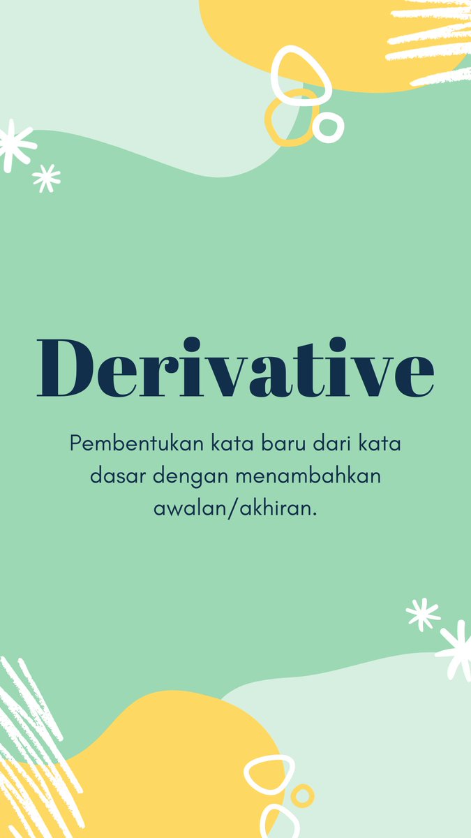 AmbisInggris's tweet photo. Malam temen temen.
Udah pernah denger tentang derivative belum? Ini nih yang kebanyakan orang sering salah. 
Temen temen coba baca yuk, biar kapan-kapan nggak salah lagi 😁 https://t.co/dy1zoJPEJ2