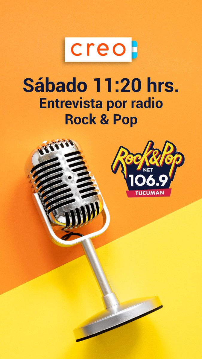 Hoy <a href="/SsebastianMurga/">Sebastián Murga</a> en entrevista por <a href="/RockAndPopTuc/">Rock And Pop Tucumán</a>
¡No se lo pierdan!