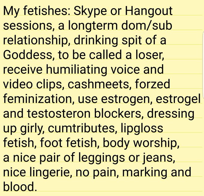 WEAKESTLOSER's tweet photo. #AVN #AVNStars #dommeaddiction #femdomdaily #sessions #usedpanties #FemdomDaily #DailyFix #piggy #payslave #cashslave #geldsklave #bdsm #lesbian #niteflirt #debtcontract #cashcow #paypiggies #maleslavery #femalesupremacy #rtgame #blackmail #leggingfetish #spoiltbrat #piggydrain https://t.co/tCFYkJXDbB