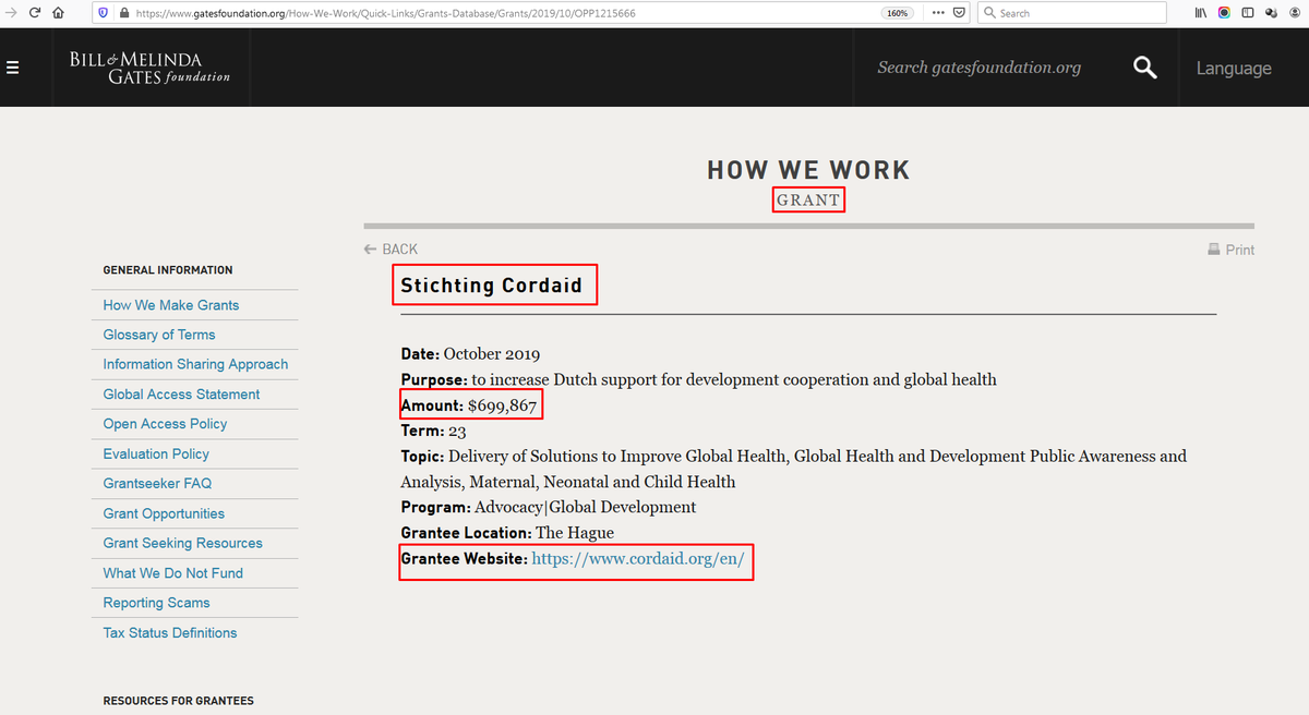 IngeJusta's tweet image. 🚨Wiens brood men eet diens woord men spreekt🚨
Voordat u de Cordaid #stemhulp invult, weet dan dit:
1) Cordaid ontving $699,867 vd 💉Bill &amp;amp; Melinda #Gates Foundation*
2) Cordaid promoot Gavi, dat een Gates💉bedrijf is**
Bronnen:
*gatesfoundation.org/How-We-Work/Qu…
**cordaid.org/en/global-heal…