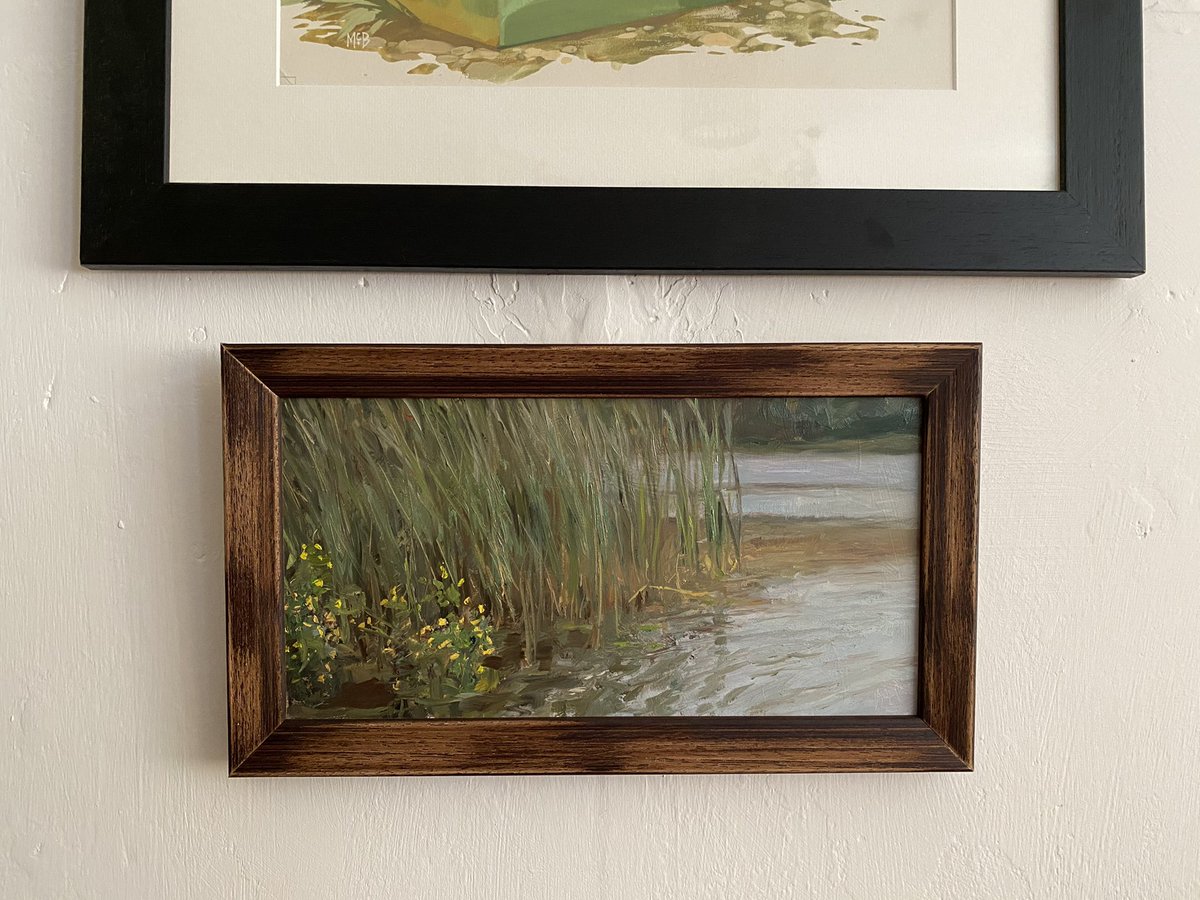 RalphHorsley's tweet photo. The framers opened up long enough for me to collect some pieces from them. A little bit of rearranging and they’ve been hung.
#francescabaerald #drewbaker #jordankwalker #homeartgallery https://t.co/qL06PYDdvk