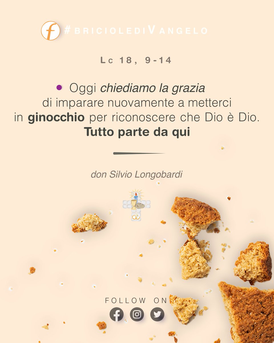 𝗘𝗰𝗰𝗲𝘀𝘀𝗼 𝗱𝗶 𝗮𝘂𝘁𝗼𝘀𝘁𝗶𝗺𝗮 (Lc 18, 9-14)

Leggi il commento completo alla Parola del giorno qui👇
puntofamiglia.net/puntofamiglia/…

#briciolediVangelo #fraternitadiEmmaus #puntofamiglia