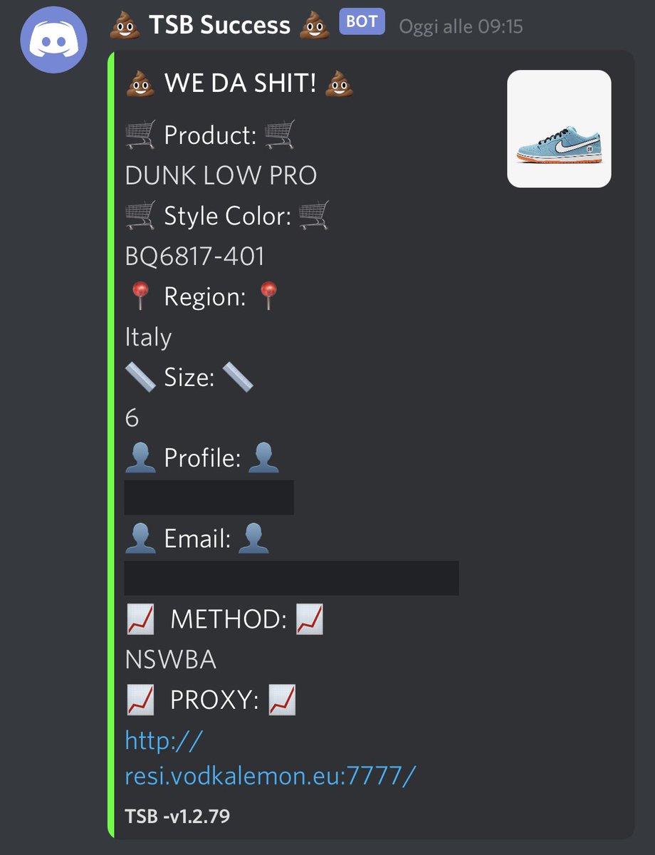 looseDog0's tweet photo. Well done 👌
@The_Shit_Bot 
@Lemon_Proxies
@stealth_supply x2
@Omega_Success @OmegaNotify https://t.co/tIGvoTTMhL