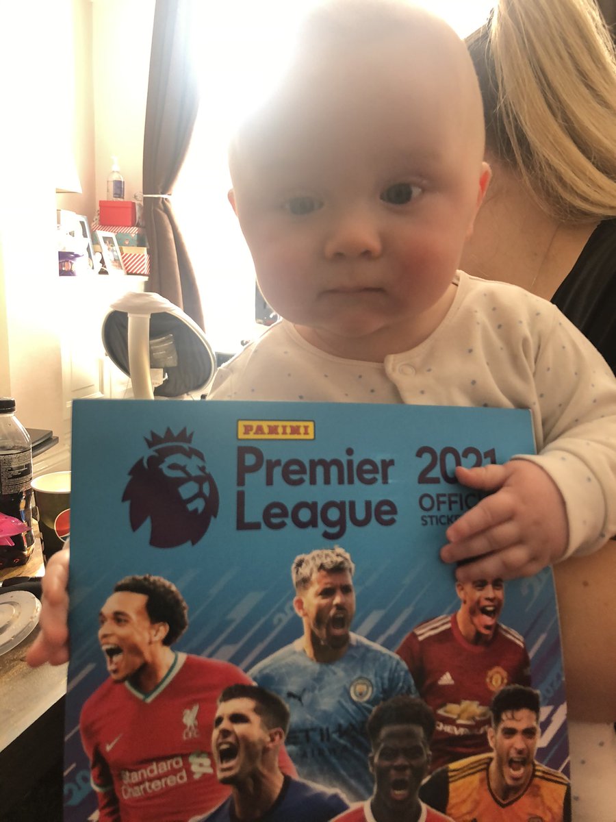 markrooney36's tweet photo. Anthony’s first @OfficialPanini @premierleague sticker book #GotGotNeed https://t.co/aMkIQlifAD