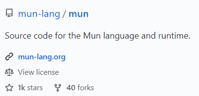Mun Programming Language tweet media