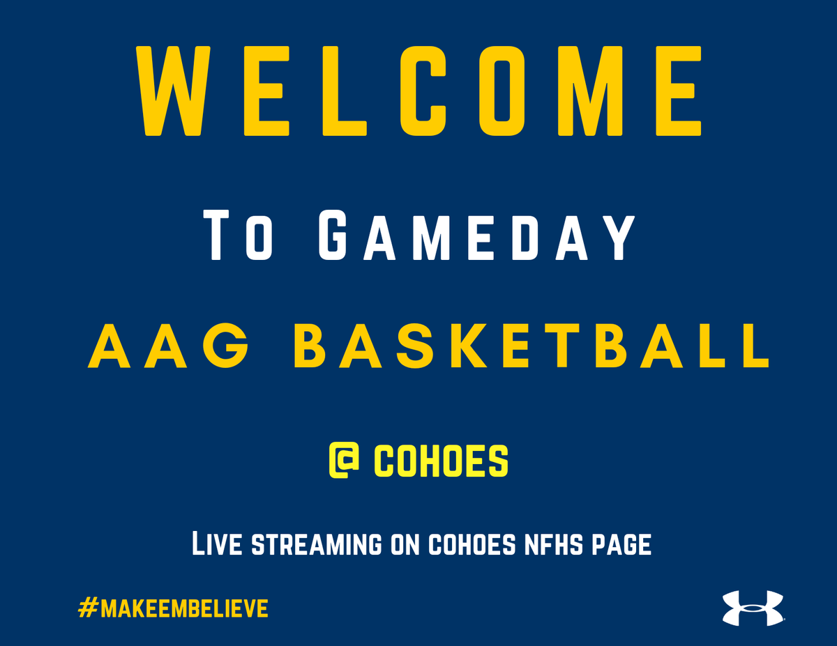 AcademyGbball's tweet photo. 🚨Last game of the season🚨 The AAG Bears 🐻 travel to Cohoes for a 12:30pm tip off. Game live streaming on Cohoes NFHS page for a fee: https://t.co/9DFI9cxvf2
#makeembelieve #hardworktogether https://t.co/xokfz8n3JX