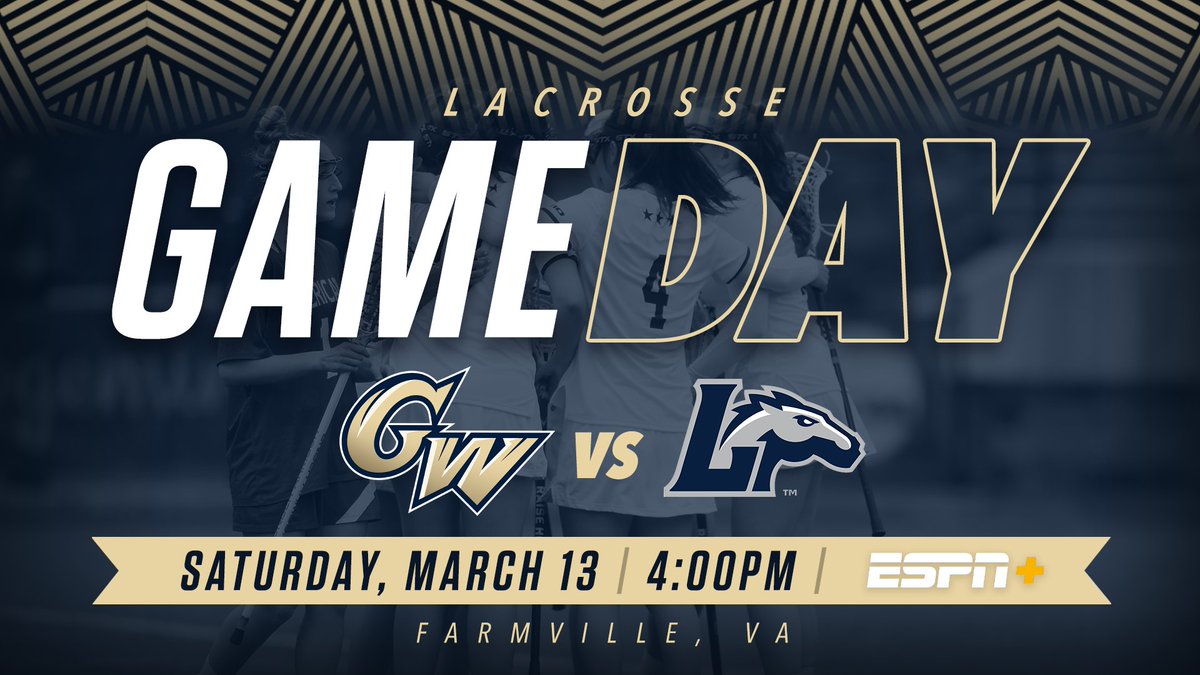 GAMEDAY! 

🆚  : <a href="/LongwoodLax/">Longwood Lacrosse</a>
🕓  : 4 p.m. 
📍  : Farmville, VA
📊  : bit.ly/3teAtVH
📺  : es.pn/30HmmMp