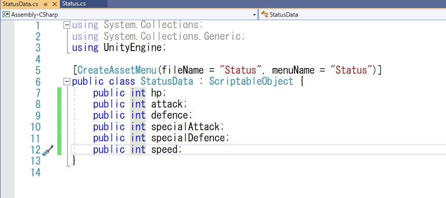 慶應義塾高等学校電子工学研究会 Khec Unityポケモン バトルのuiとscriptを制作中です 素早さや攻撃力等 ポケモンの持つパラメーターを管理するプログラムを作成するべく試行錯誤しています ただでさえ組み込む数値が多いのに計算式が複雑で苦戦中