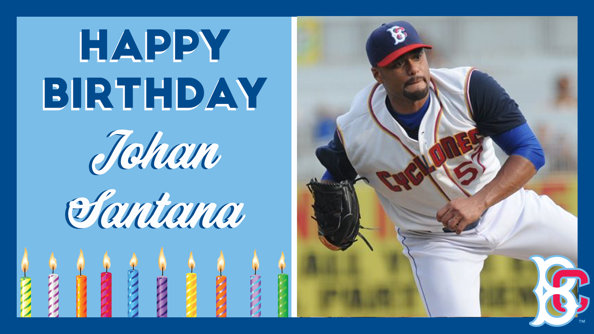 Happy Birthday to the only man to throw a no-hitter as a member of the New York Mets - Johan Santana. 