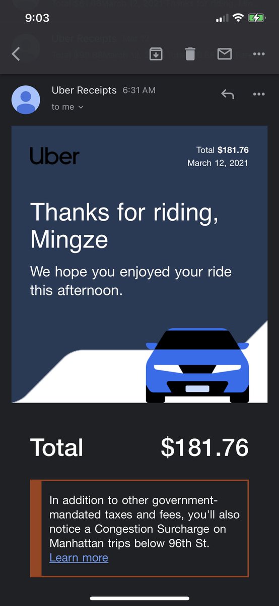 mingze123's tweet photo. @Uber_Support If anyone’s wondering, If you’ve been hacked and getting constantly charged by a scammer in another country, Uber will send bots to reply every other hour because they don’t care about you. Spent a whole day talking to them and still nothing. https://t.co/b5TYUQQ9gH